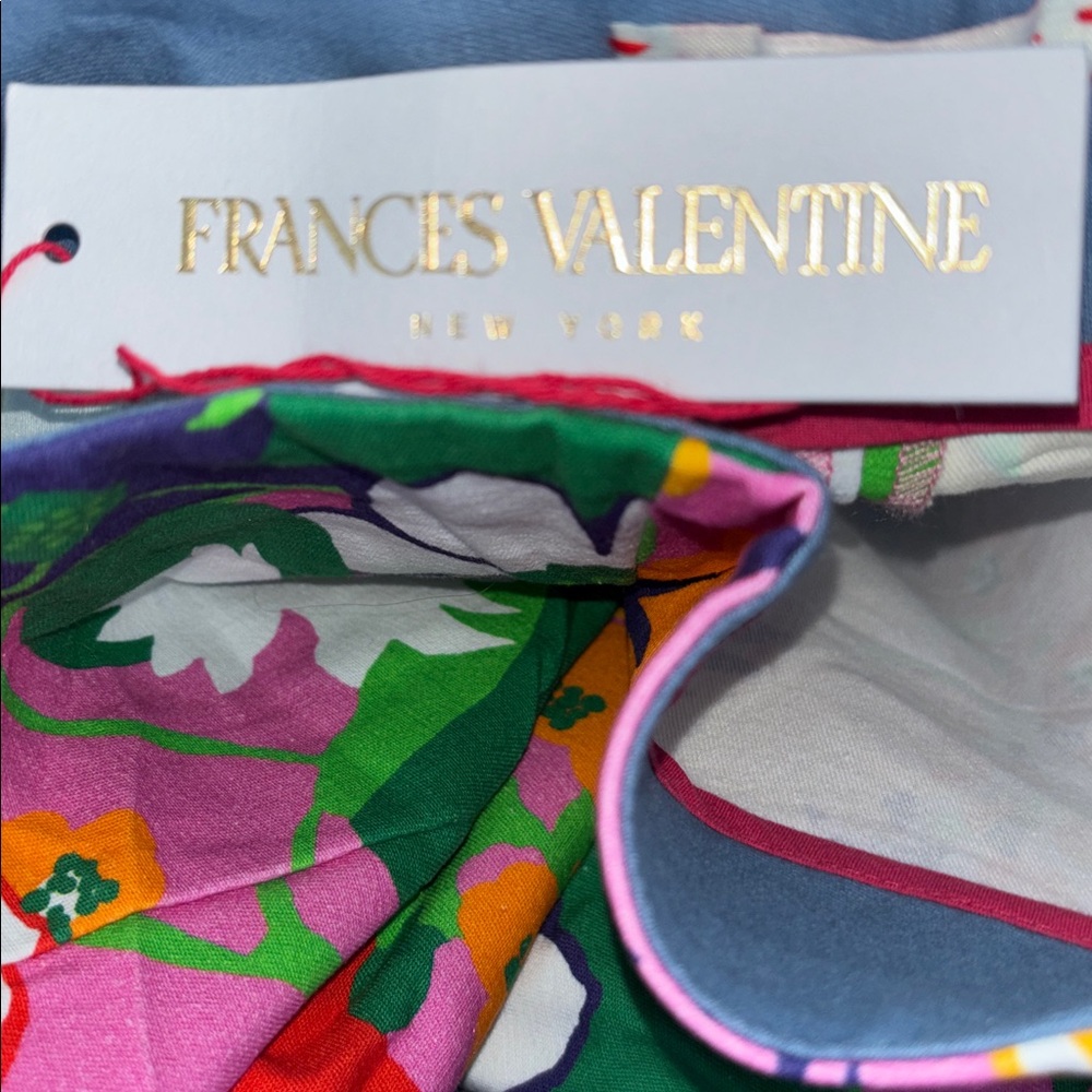 FRANCES VALENTINE Lucy Pant in Pink/Multi Botanical Bash sz 16 - Picture 7 of 8